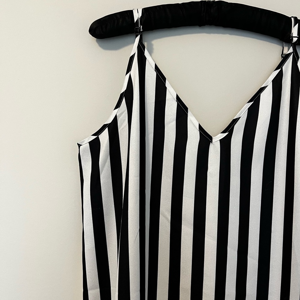 Striped dress.